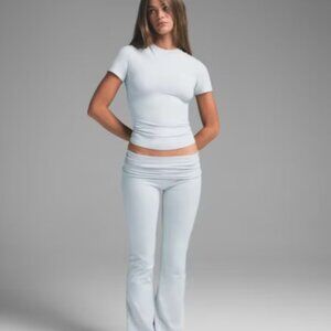 SKIMS Blue Cotton Jersey T shirt